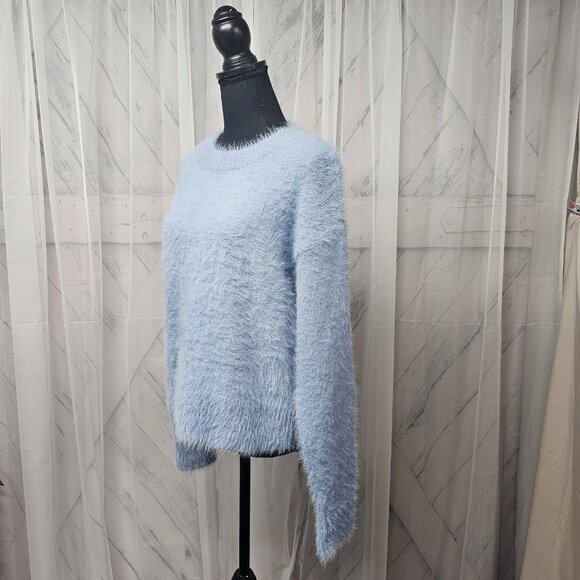 Sanctuary Light Blue Fuzzy Sweater - Picture 9 of 13